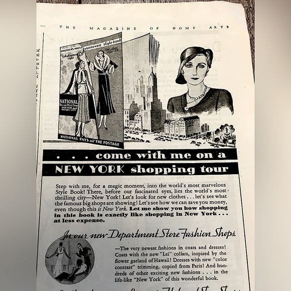 Vintage 1931 magazines: Needlecraft - The Magazine of Home Arts - Picture 9 of 10